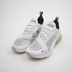 NIKE Air 27C Women's 9.5 - White knit athletic shoes training running sneakers